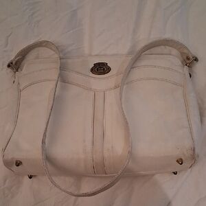 Etienne Aigner Classic White Shoulder Bag